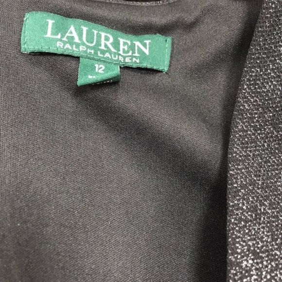 Ralph Lauren Belted Glitter Jumpsuit - Picture 7 of 8